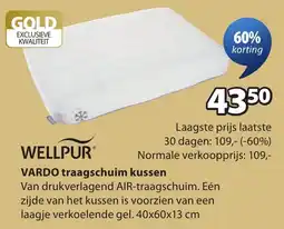 Jysk Vardo traagschuim kussen aanbieding