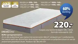 Jysk Buru springveermatras aanbieding