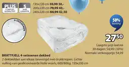 Jysk Brattfjell 4-seizoenen dekbed aanbieding