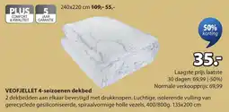 Jysk Veofjellet 4-seizoenen dekbed aanbieding