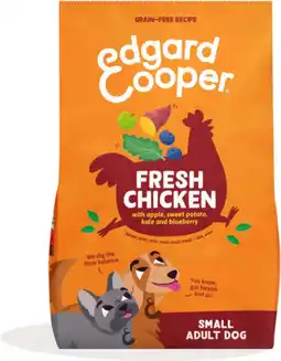 Intratuin Edgard & Cooper hondenvoer S adult kip 3 kg aanbieding