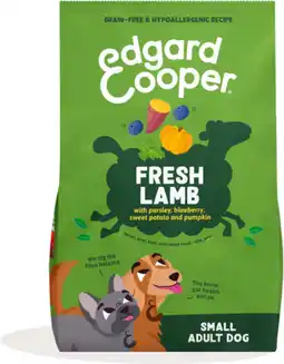 Intratuin Edgard & Cooper hondenvoer S adult lam 3 kg aanbieding