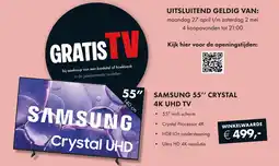 Woonsquare Samsung crystal 4k uhd tv aanbieding