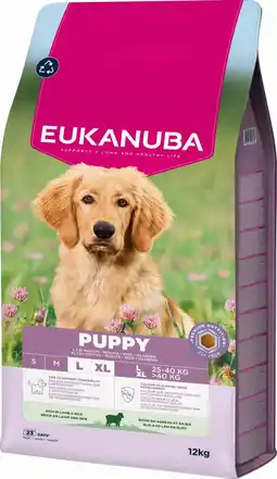 Intratuin Eukanuba hondenvoer L / XL puppy lam met rijst 12 kg aanbieding