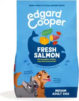 Intratuin Edgard & Cooper hondenvoer M adult zalm 1 kg aanbieding