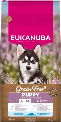 Intratuin Eukanuba hondenvoer L / XL puppy oceaan vis 12 kg aanbieding