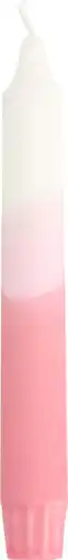 Intratuin Dippy dinerkaars Triple roze / wit 6 uur D 2,1 H 19 cm aanbieding