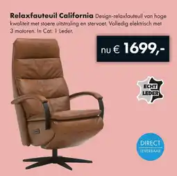 Woonsquare Relaxfauteuil California aanbieding