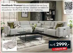 Woonsquare Hoekbank Vicenza aanbieding
