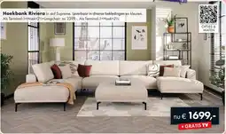 Woonsquare Hoekbank Riviera aanbieding