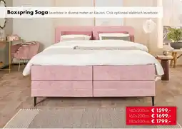 Woonsquare Boxspring Saga aanbieding