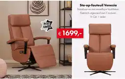 Woonsquare Sta-op-fauteuil Venezia aanbieding