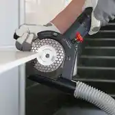 Bol.com Mechanic TileDuster - Przystawka Odpylająca - 115-125mm - Do Szlifierek Kątowych aanbieding