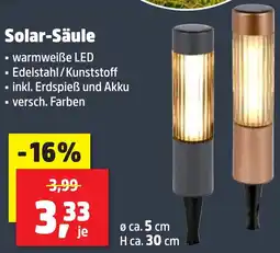 Thomas Philipps Solarinkl. Erdspieß und Akku Säule aanbieding