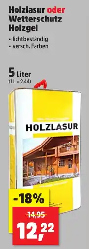 Thomas Philipps Holzlasur oder Wetterschutz Holzgel aanbieding