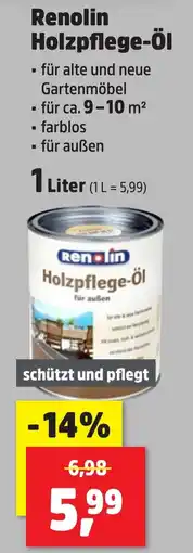 Thomas Philipps Renolin Holzpflege Öl aanbieding