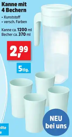Thomas Philipps Kanne mit 4 Bechern aanbieding