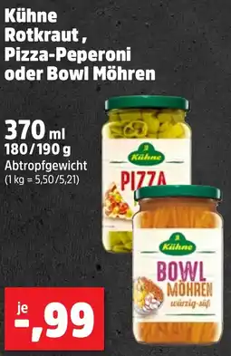 Thomas Philipps Kühne Rotkraut, Pizza-Peperoni oder Bowl Möhren aanbieding