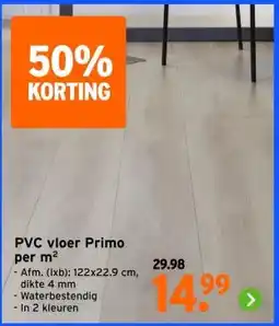 GAMMA PVC vloer Primo per m² aanbieding