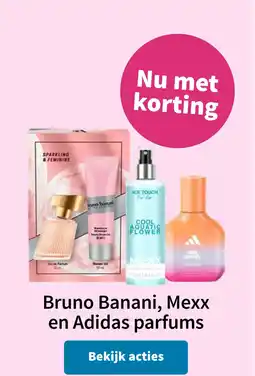 Plein.nl Bruno Banani, Mexx en Adidas parfums aanbieding