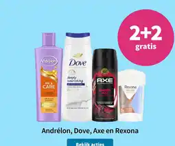 Plein.nl Andrélon, Dove, Axe en Rexona aanbieding