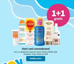 Plein.nl Heel veel zonnebrand aanbieding