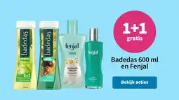 Plein.nl Badedas 600 ml en Fenjal aanbieding