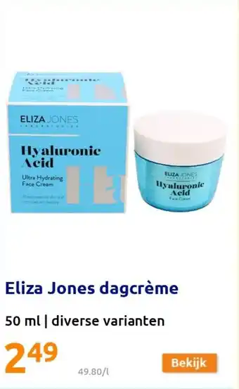 Action Eliza jones dagcreme 50ml aanbieding