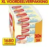 Bol.com Huggies - Pure - Billendoekjes - 1680 babydoekjes - 30 x 56 aanbieding