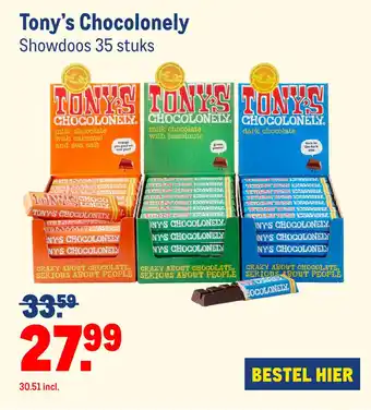 Makro Tony's Chocolonely aanbieding