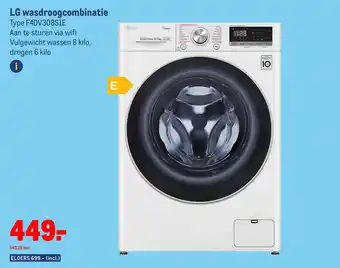 Makro LG wasdroogcombinatie aanbieding