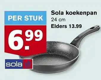 Hoogvliet Sola koekenpan aanbieding