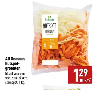 ALDI All seasons hutspot-groenten aanbieding