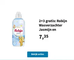 Plein.nl 2+3 gratis: Robijn Wasverzachter Jasmijn en aanbieding