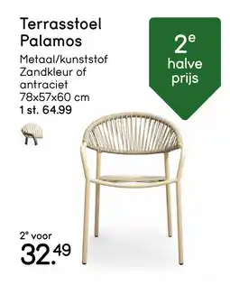 Leen Bakker Bekijk Terrasstoel Palamos [link] aanbieding