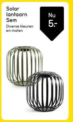 Leen Bakker Bekijk solar lantaarn Sem[link] aanbieding
