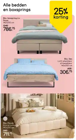 Leen Bakker Bekijk Alle bedden en boxsprings [link] aanbieding