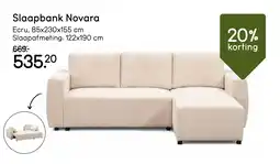 Leen Bakker Bekijk Slaapbank Novara [link] aanbieding