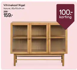 Leen Bakker Bekijk Vitrinekast Nigel [link] aanbieding