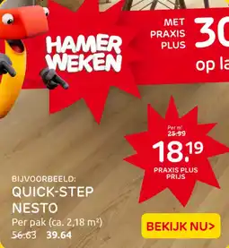 Praxis Quick Step Nesto aanbieding