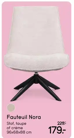 Leen Bakker Bekijk Fauteuil Nora [link] aanbieding