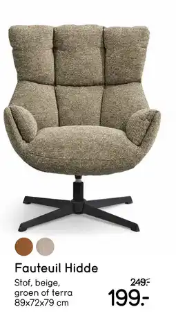 Leen Bakker Bekijk Fauteuil Hidde [link] aanbieding