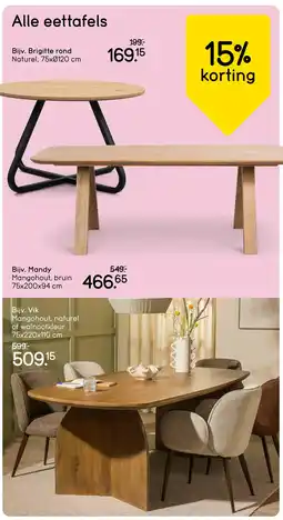 Leen Bakker Bekijk Alle Eettafels[link] aanbieding