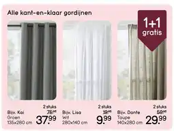 Leen Bakker Bekijk Alle kant-en-klaar gordijnen [link] aanbieding