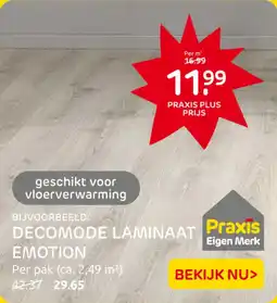 Praxis Decomode laminaat emotion aanbieding