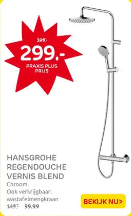 Praxis Hansgrohe Regendouche Vernis Blend aanbieding