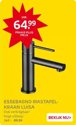 Praxis Essebagno Wastafelkraan Luisa aanbieding