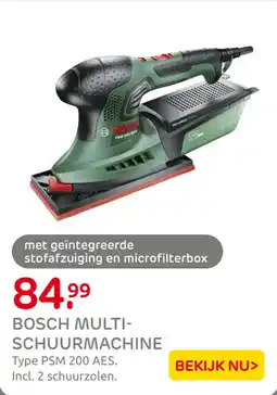 Praxis Bosch Multischuurmachine aanbieding
