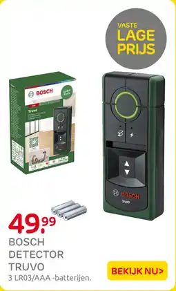 Praxis Bosch Detector Truvo aanbieding