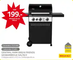 Praxis Central Park BBQ & Friends Gasbarbecue Salta/2 aanbieding